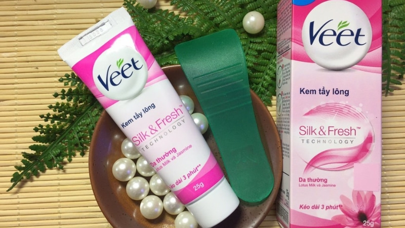 kem tẩy lông nách veet