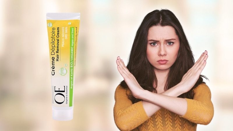 Cảnh báo trước khi dùng Kem tẩy lông OE Karite