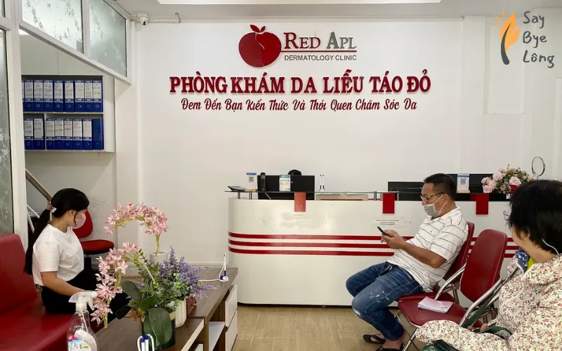 Triệt lông chuẩn Y Khoa tại Phòng khám da liễu Táo Đỏ