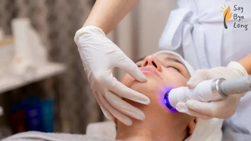 YB Spa ứng dụng Nano Ice Skin hỗ trợ triệt lông mặt nhẹ nhàng, mịn da
