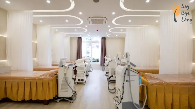 YB Spa ứng dụng Nano Diamond Light triệt lông dịu nhẹ