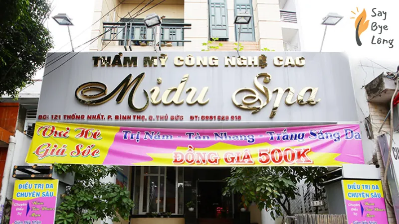 Midu Spa cung cấp triệt lông Thủ Đức bằng Laser Diode