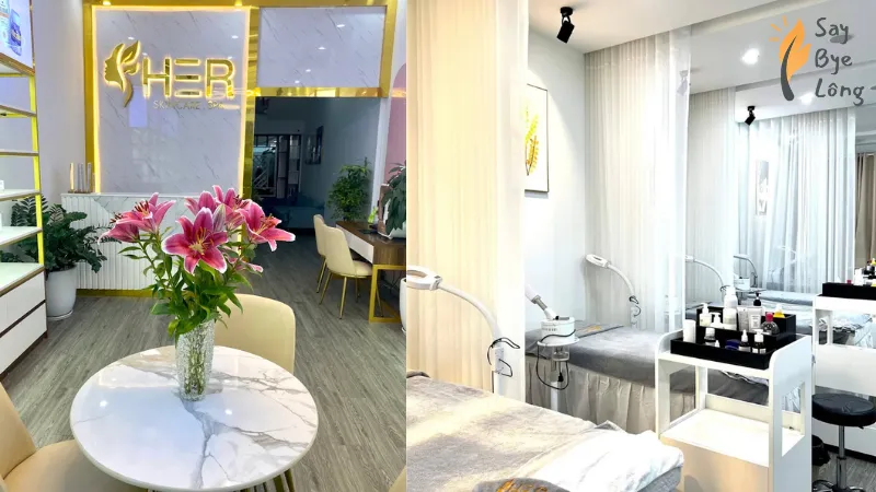 HER Skincare & Spa kết hợp triệt lông với chăm sóc và cải thiện tình trạng da