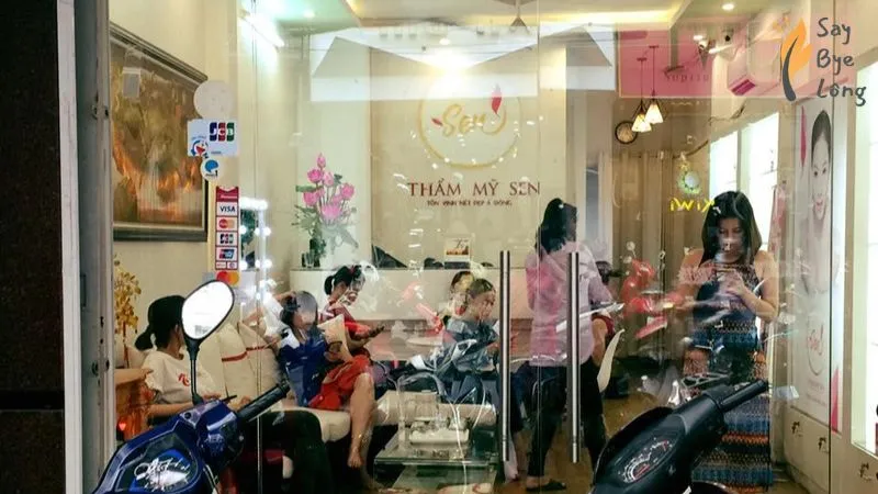 triệt lông sen spa