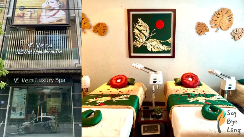 Vera Luxury Spa mang đến không gian thư giãn cùng liệu trình triệt lông hiện đại